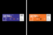 Football Match Ticket Template, a Stationery Template by DesignCrest (Thumbnail 7 of 8)