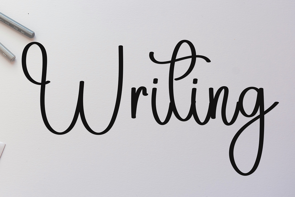Delivery, a Handwritten Font by FreshTypeINK (Photo 3 of 6)