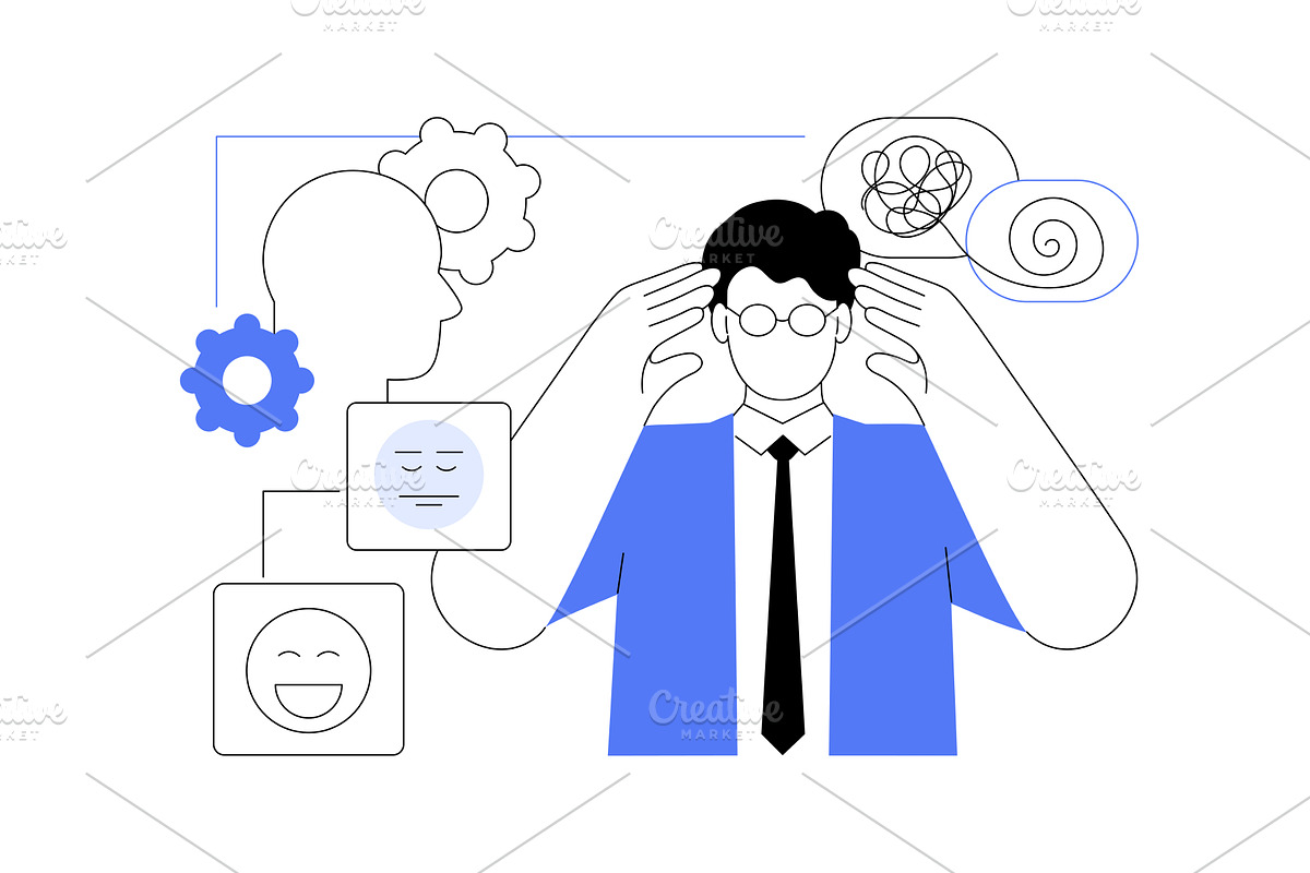 Emotional intelligence isolated, a Person Illustration by Visual Generation