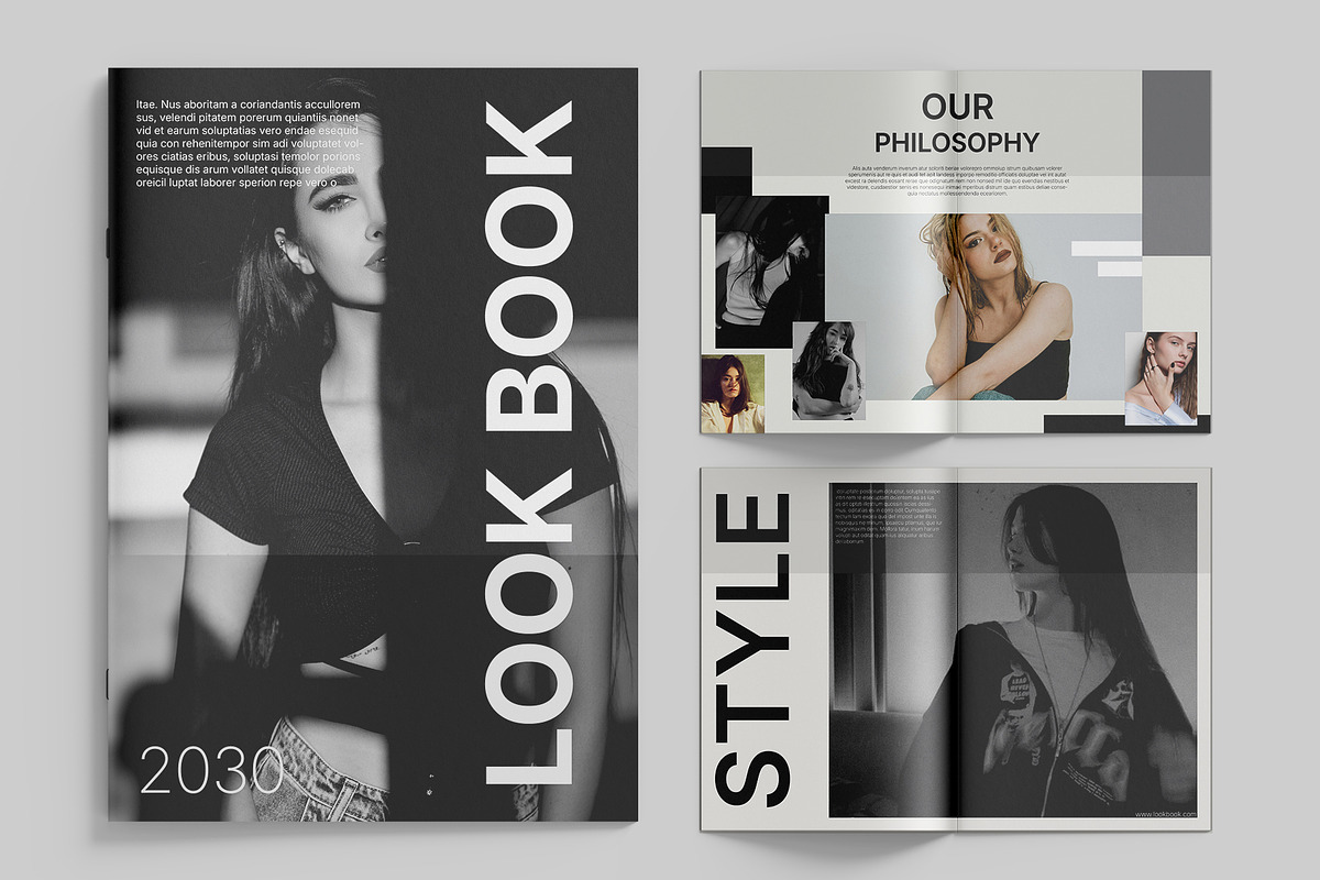 Fashion LookBook Magazine Template, a Magazine Template by Devators (Photo 2 of 6)
