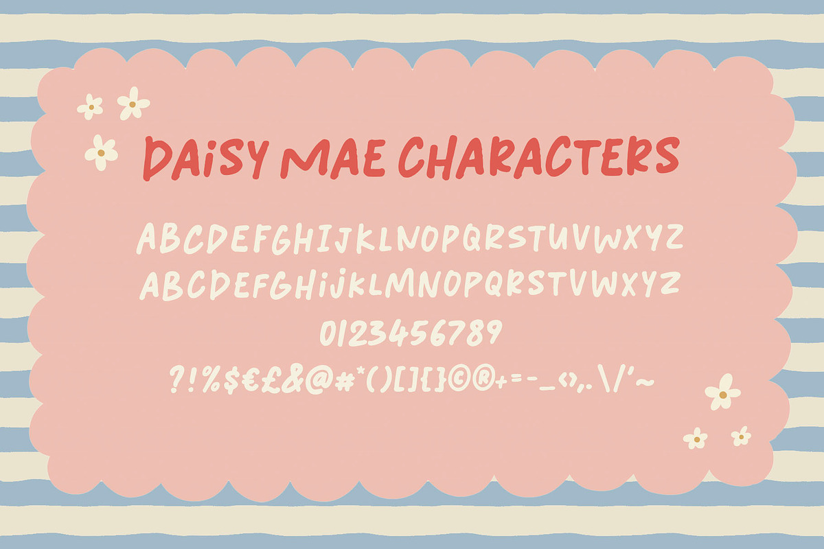 Daisy Mae Handwritten font, a Font by ReveryWorks (Photo 10 of 11)