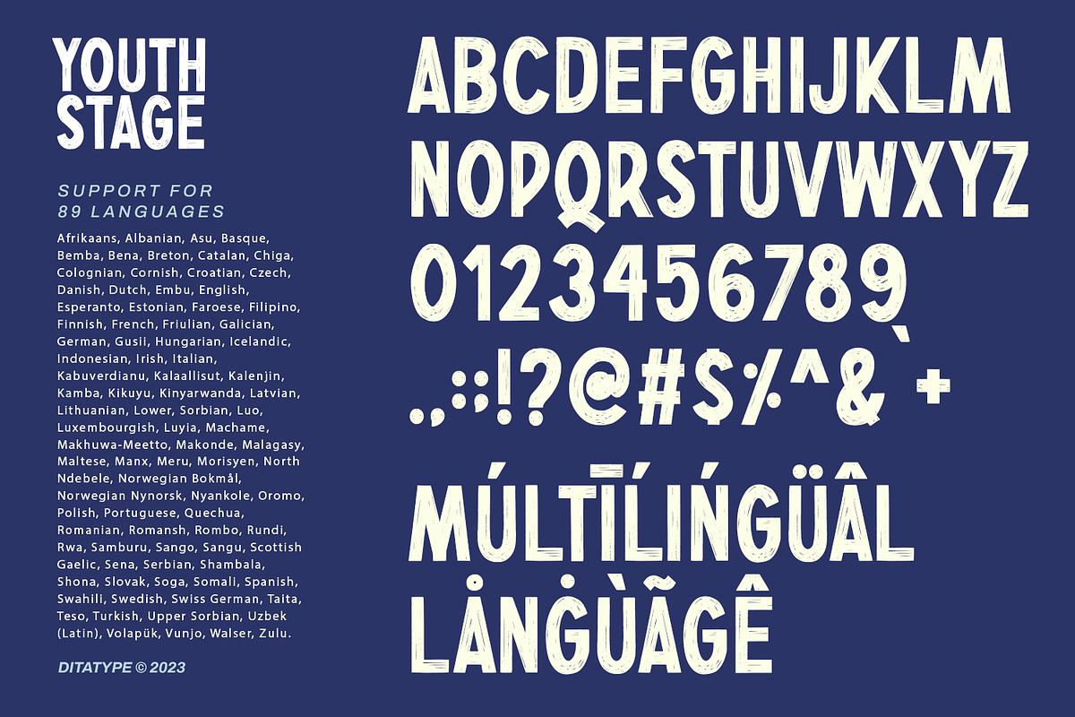 Youth Stage, a Sans Serif Font by Ditatype (Photo 7 of 10)