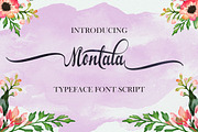 Montala script, a Script Font by groens (Thumbnail 1 of 5)