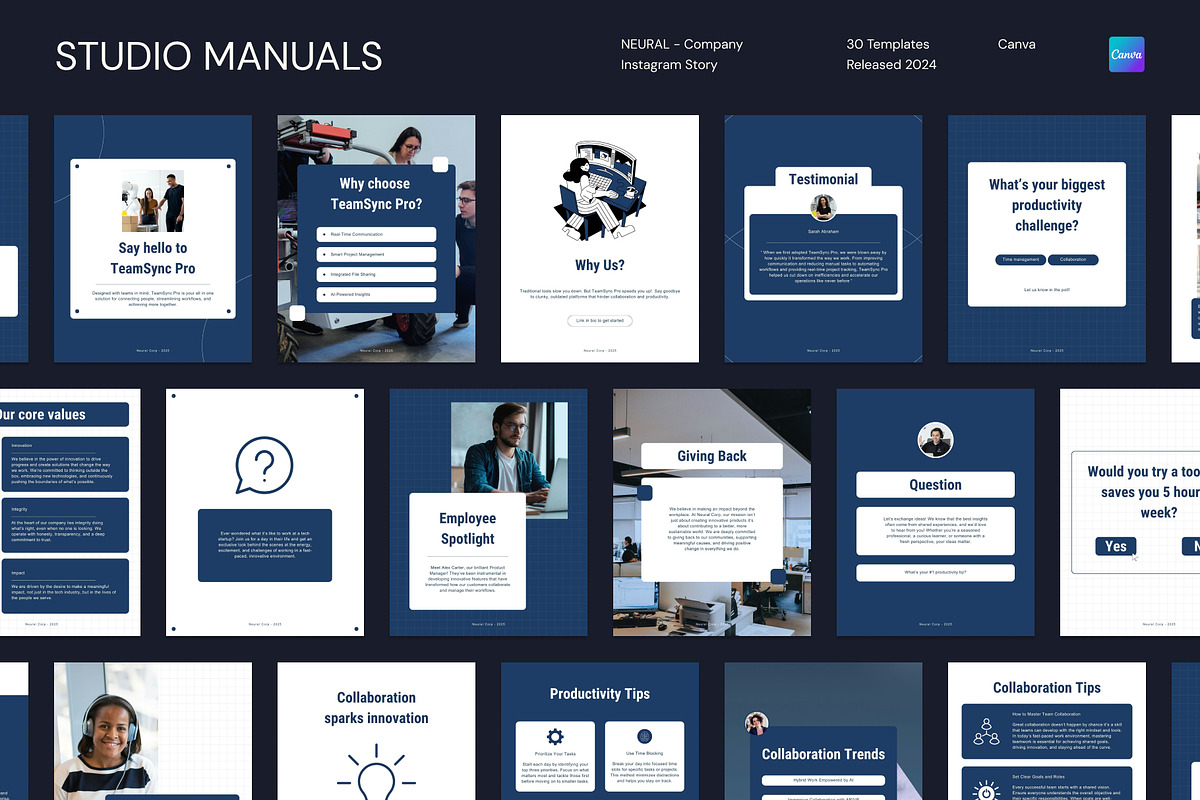 NEURAL – Company Instagram Story, a Social Media Template by Studio Manuals (Photo 1 of 8)
