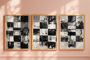 Abstract Checkerboard Wall Art Set, a Decorative Illustration by PrintablesByFranklyn (Thumbnail 3 of 6)