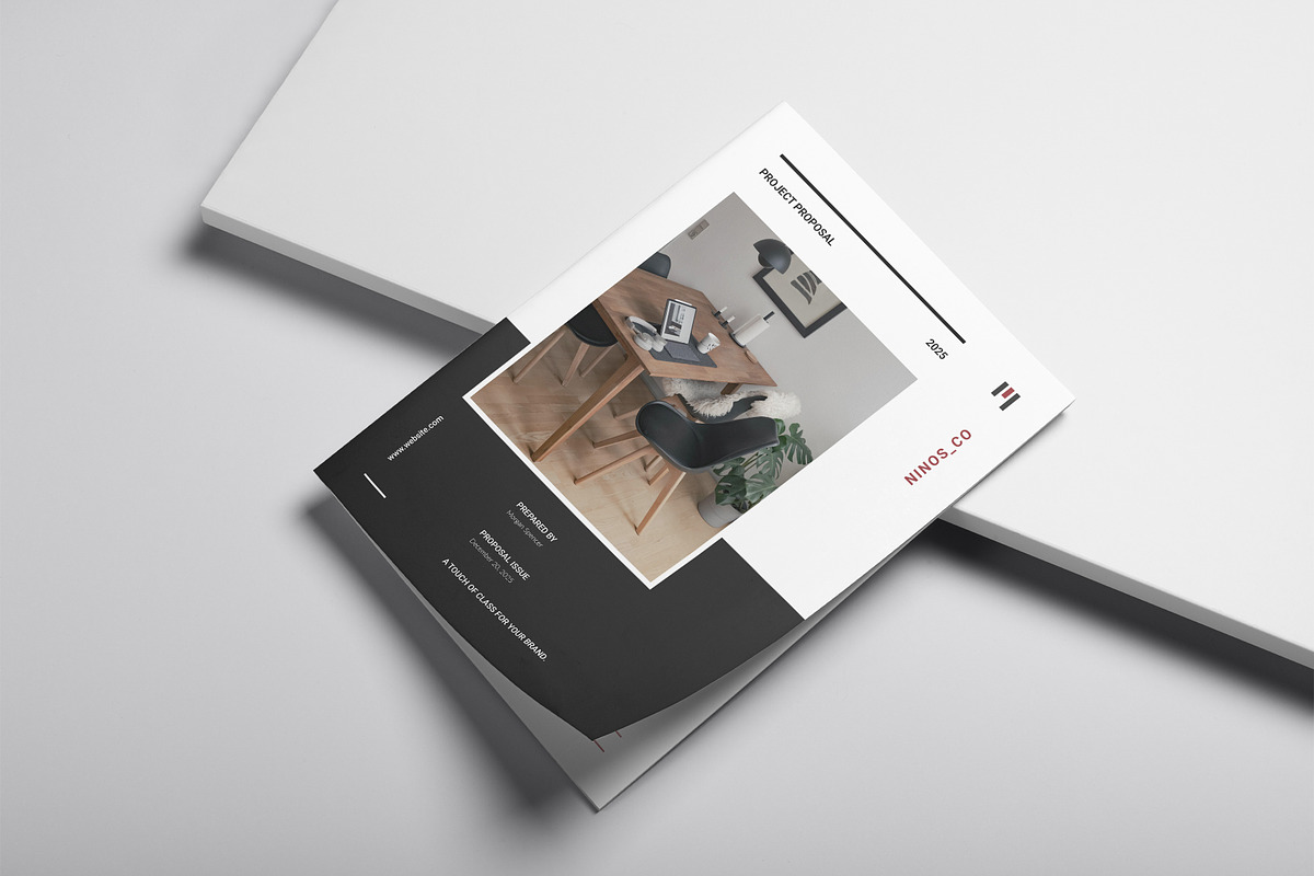 Project Proposal Template, a Brochure Template by DesignCrest (Photo 2 of 13)