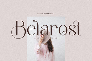 Belarost _ modern chic typeface