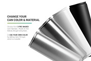 300ml Slim Can Mockup, a Packaging Mockup by AY Mock-Ups (Thumbnail 5 of 10)