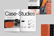 Modern Geometric Impact Report, a Brochure Template by fakhroo (Thumbnail 9 of 9)