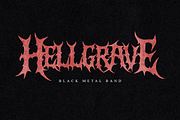 Necrotic Chasm | Brutal Death Metal, a Font by Masyafi Studio (Thumbnail 9 of 9)