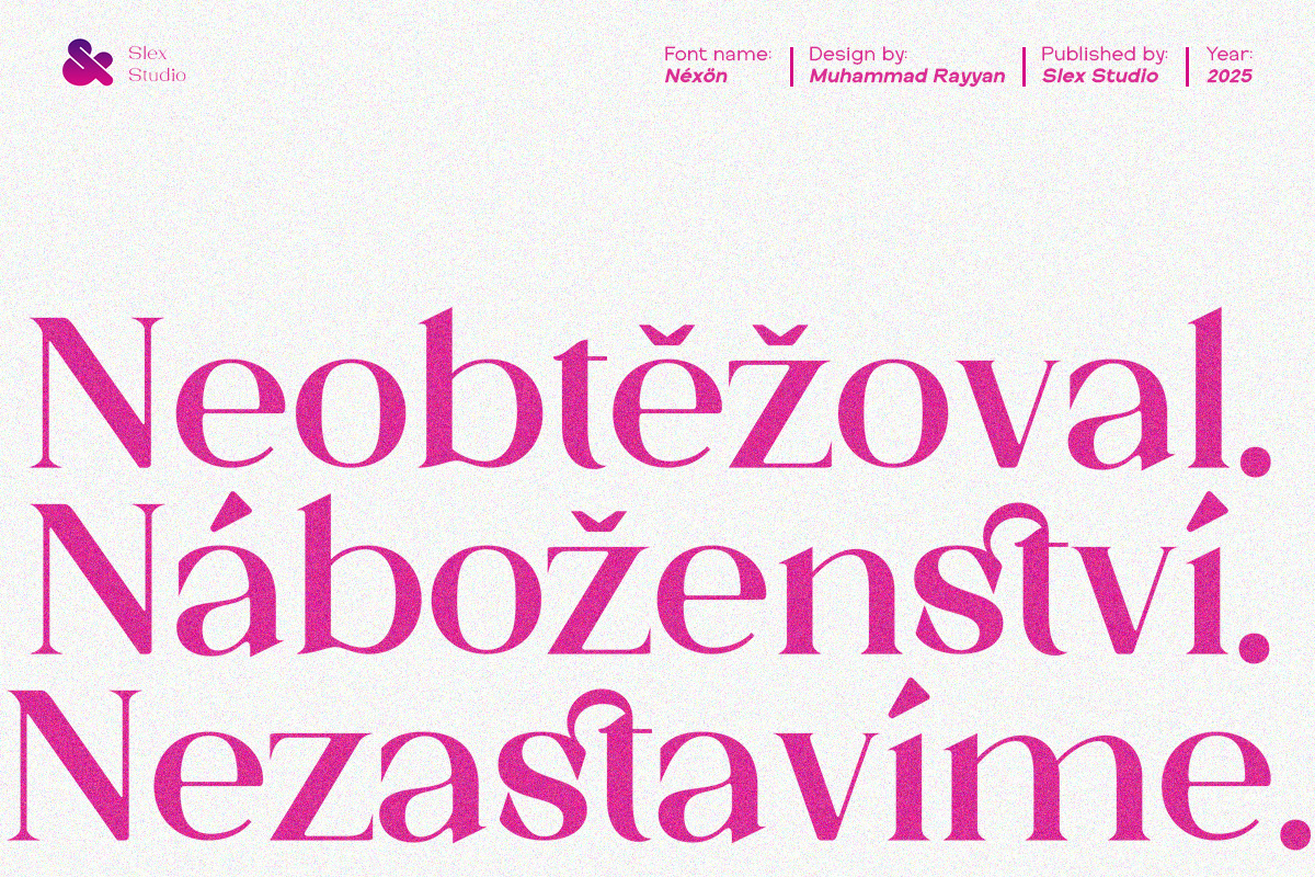 Nexon, a Serif Font by Slex Studio (Photo 6 of 10)
