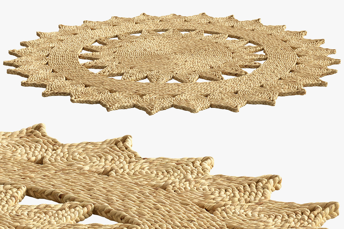 SAFAVIEH Iwan Casual Jute Rug S size, a Furniture 3D Model by 3dmitruk (Photo 1 of 12)