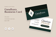 Gandhara Sanctuary - Business Card, a Business Card Template by Fannan Studio (Thumbnail 1 of 3)
