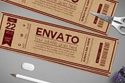 Multipurpose retro ticket 01, a Card Template by Tzochko (Thumbnail 4 of 5)