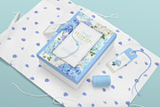 BLUE DREAM| CLIPART, a Decorative Illustration by Purple-Bird (Thumbnail 9 of 20)