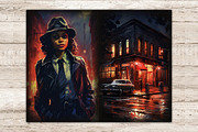 Noire Detective Ephemera | Art Noir, a Person Illustration by GlamArtZhanna (Thumbnail 4 of 9)