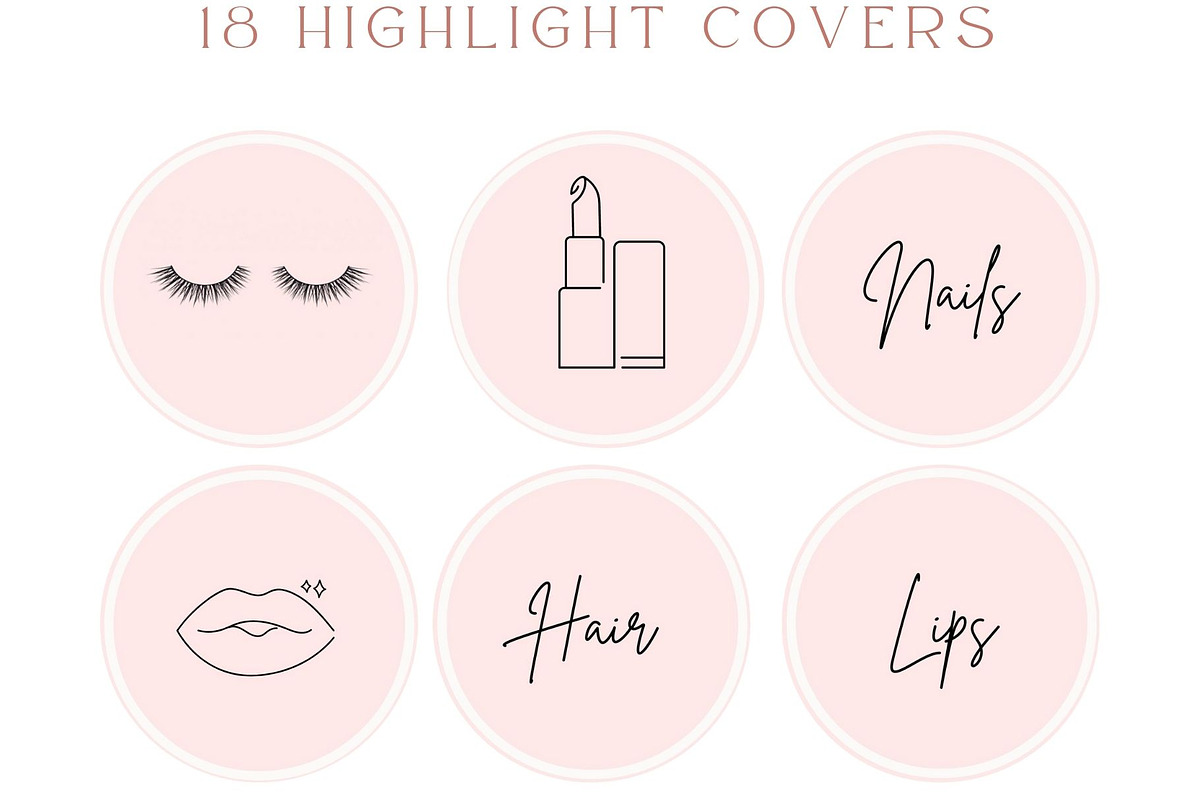 100 Editable Beauty and Skincare soc, a Social Media Template by MORION (Photo 4 of 4)