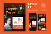 Online Course Flyer, a Flyer Template by graphicook (Thumbnail 1 of 3)
