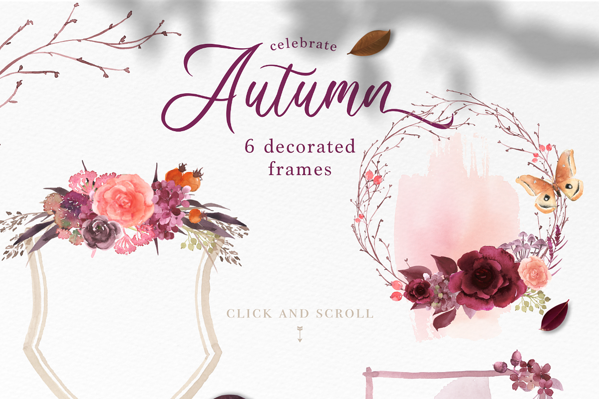 Autumn Watercolor Illustration, a Decorative Illustration by beehouse studio (Photo 3 of 10)