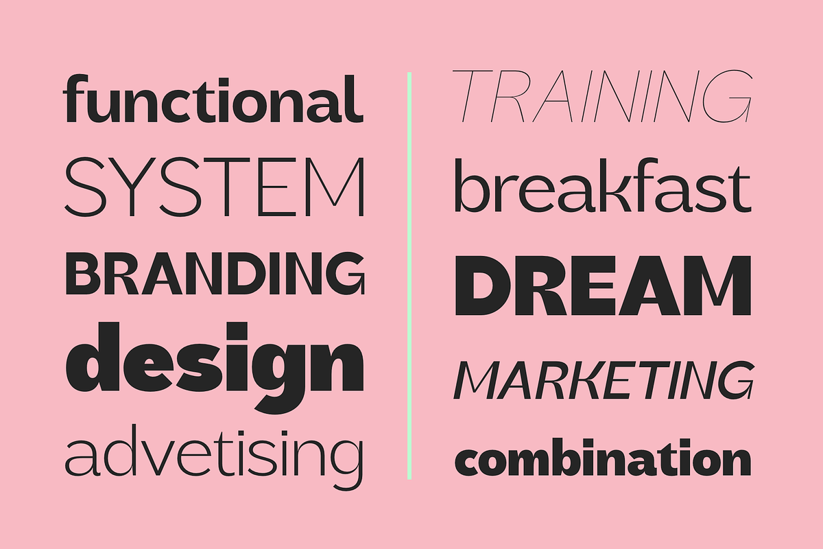 Moser | Font Family, a Sans Serif Font by Almond Type (Photo 4 of 11)
