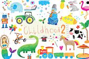 Vector childhood doodle set 2, an Object Graphic by artnLera (Thumbnail 1 of 3)