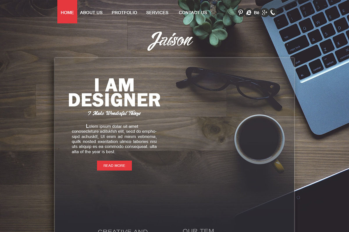 Creative WebPage Design, a Websites & App Template by Rubyat Shuvho Photo Shop