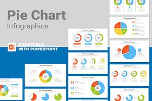 Pie Chart infographic PowerPoint, a Presentation Template by Mighty-Slide