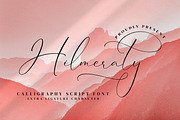 Hilmeraty, a Script Font by Integritype Studio (Thumbnail 1 of 15)