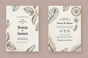 Wedding Invitation Card Design, an Invitation Template by MightyDesign (Thumbnail 1 of 4)