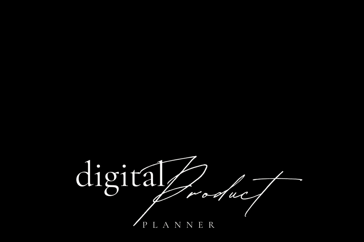 Digital Product Planner, a Print Template by Brand Your Biz Co. (Photo 4 of 7)