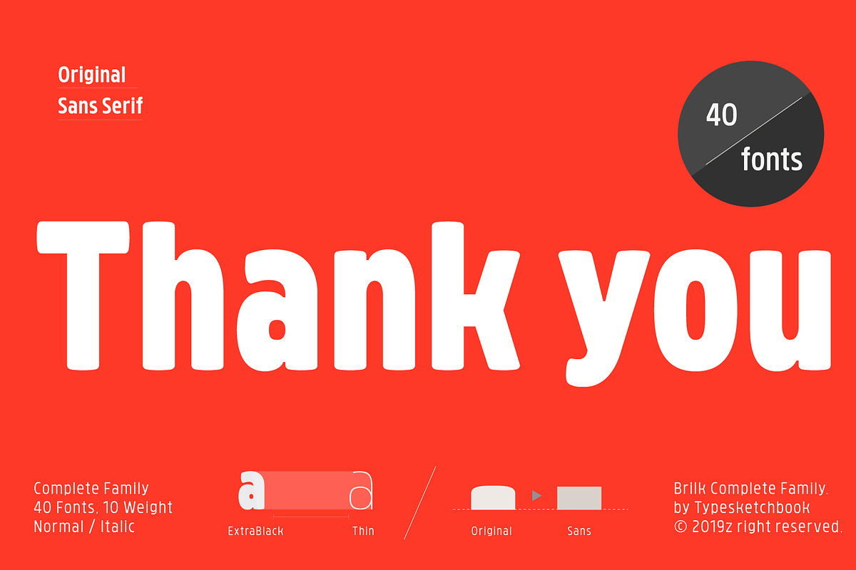 Brilk, a Sans Serif Font by Typesketchbook Foundry (Photo 9 of 9)