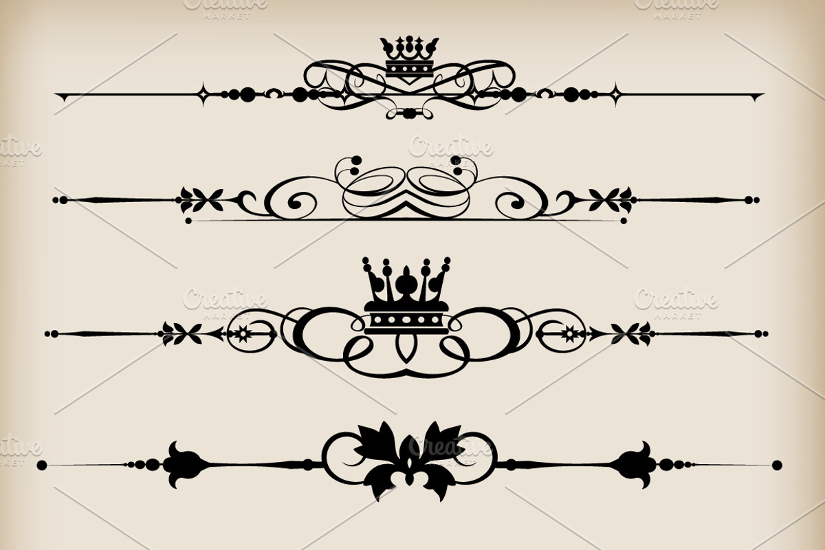 Set Vintage Elements, an Icon by kio (Photo 2 of 5)