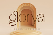 Glorya Modern Stylish, a Sans Serif Font by Say Studio (Thumbnail 1 of 25)