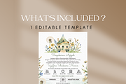 Editable Fairy House Invitation Card, an Invitation Template by Blooming Daisy (Thumbnail 2 of 4)