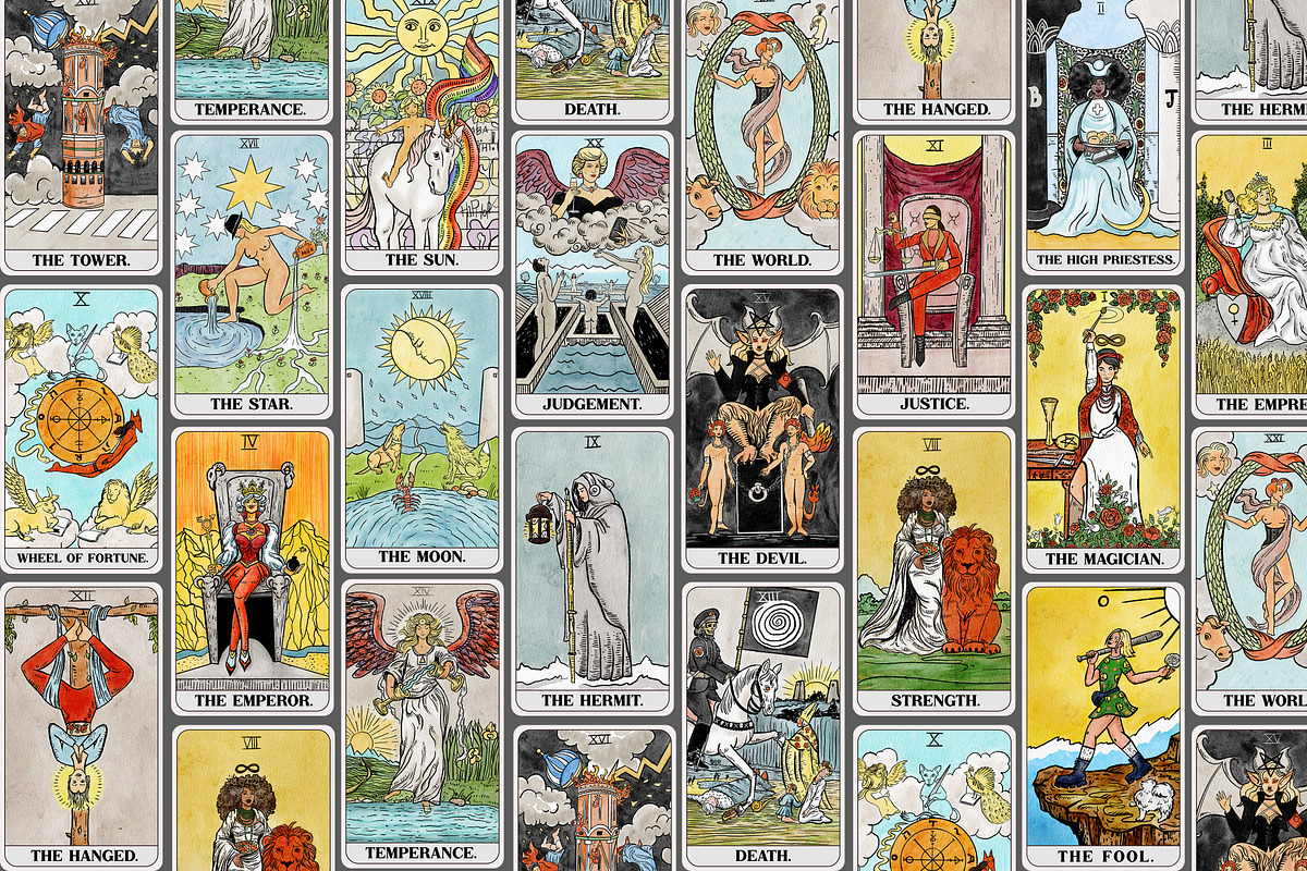 Tarot Cards Major Arcana, an Illustration by Kate Galunga Artstore (Photo 2 of 9)