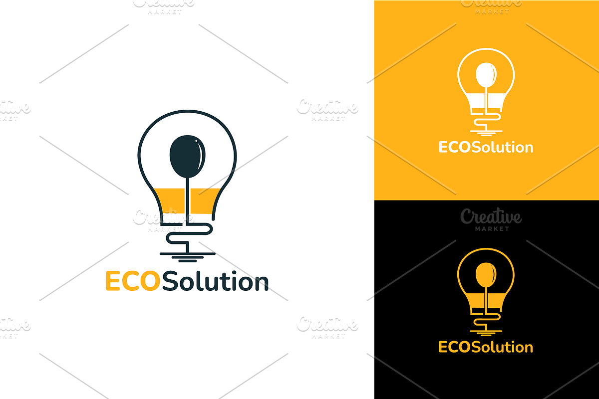 Eco Solution Logo Design, a Branding & Logo Template by zaqilogo