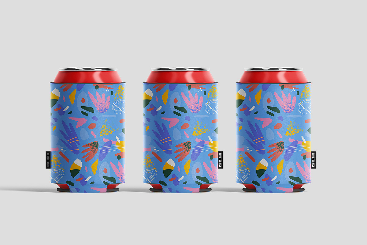 Can cooler mockup, can mockup mockup, a Packaging Mockup by GraphicVil (Photo 7 of 9)