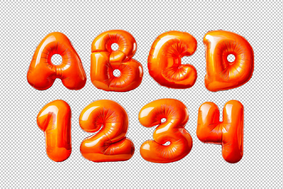 Orange Balloon Font, a Handwritten Font by Handmadefont (Photo 10 of 10)