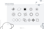 Celestial Abstract Set, Zodiac Stars, a Decorative Illustration by Kaya Fonts (Thumbnail 9 of 11)