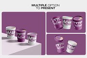 Ice Cream Tub Mockup, a Packaging Mockup by RamStudio2 (Thumbnail 11 of 14)