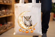 Halloween Birds Watercolor Clipart, an Illustration by Rose Art (Thumbnail 7 of 7)