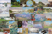 700+ Claude Monet Ultimate Bundle, an Object Graphic by Lilithcollageart (Thumbnail 13 of 30)