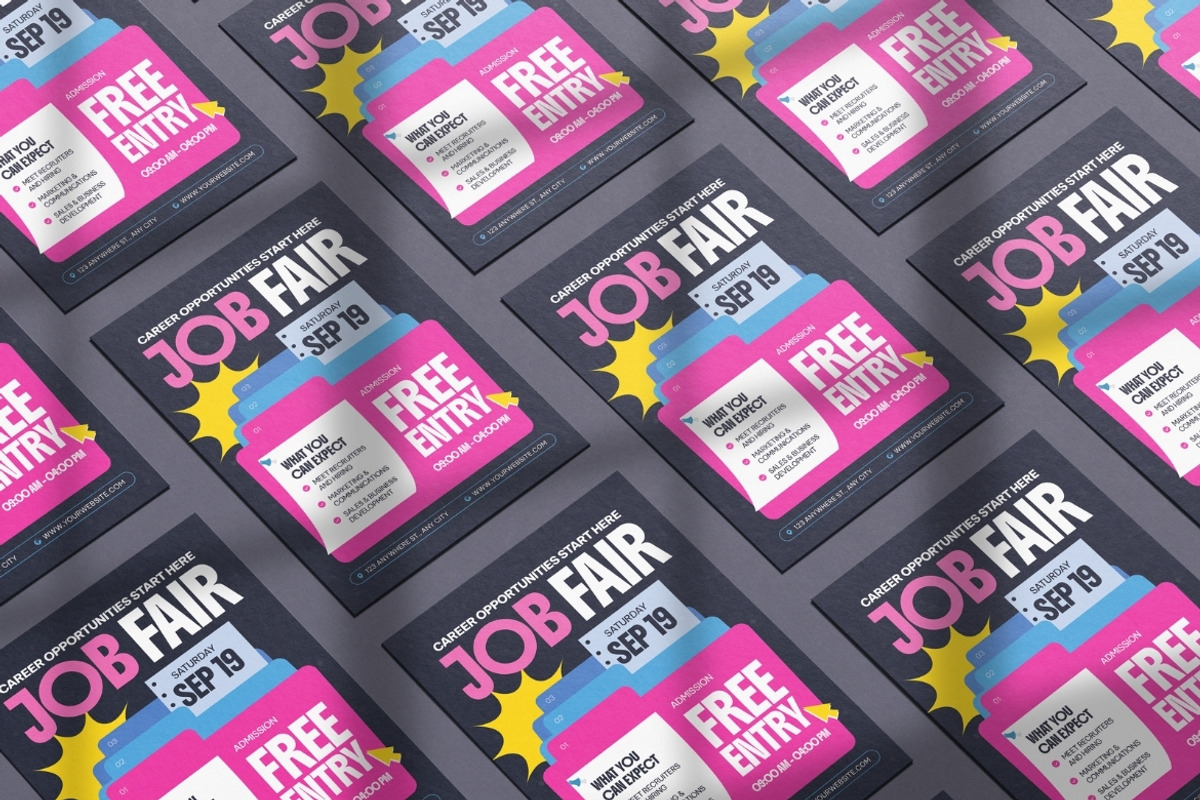 Job Fair Flyer Set, a Flyer Template by Antstheme (Photo 2 of 3)