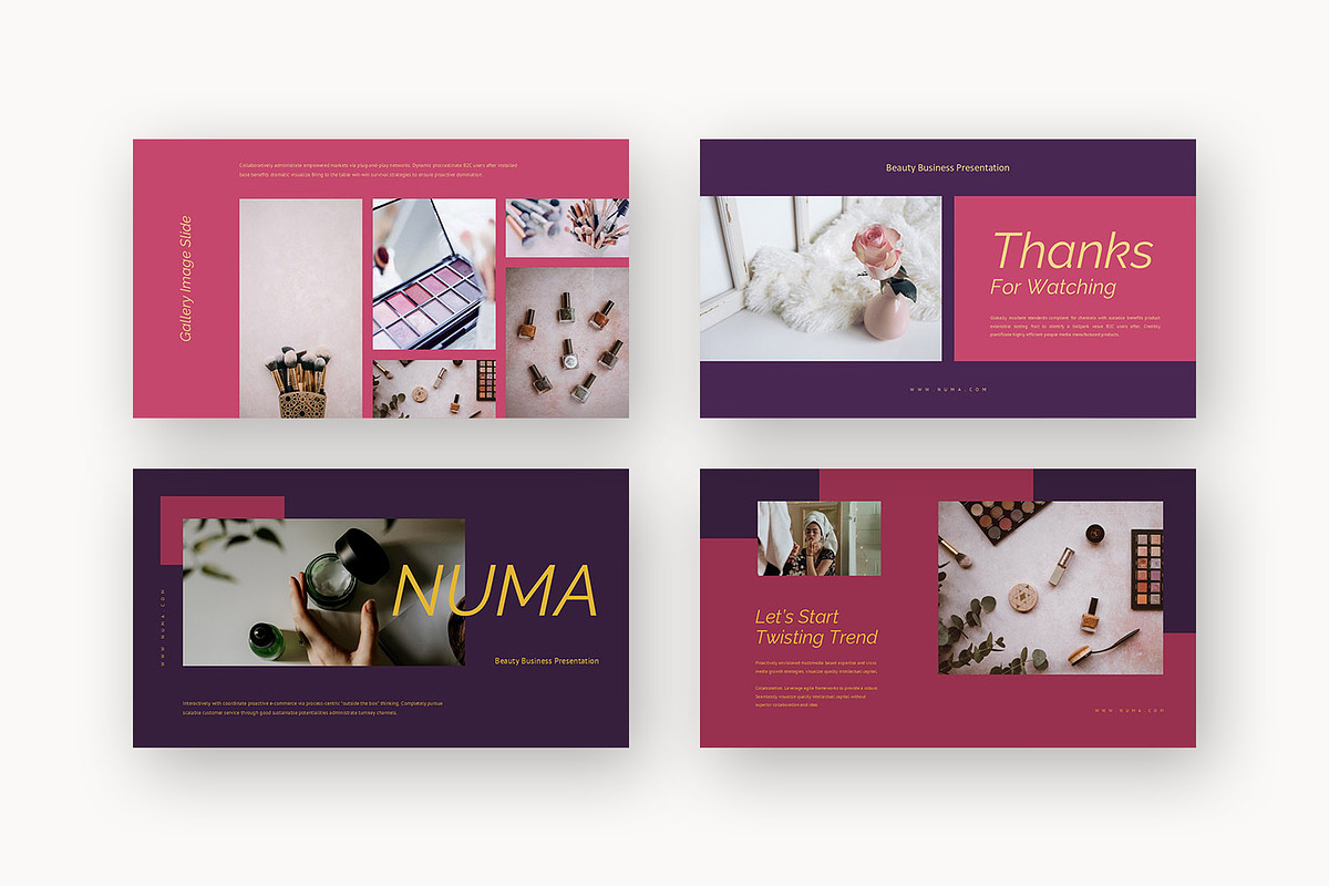 Numa : Beauty Brand Keynote, a Presentation Template by Punkl Camp (Photo 9 of 16)