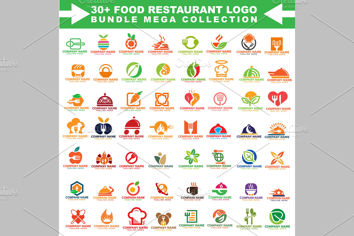 30+ High Quality Food Logo Templates, a Branding & Logo Template by ArmanHossen75