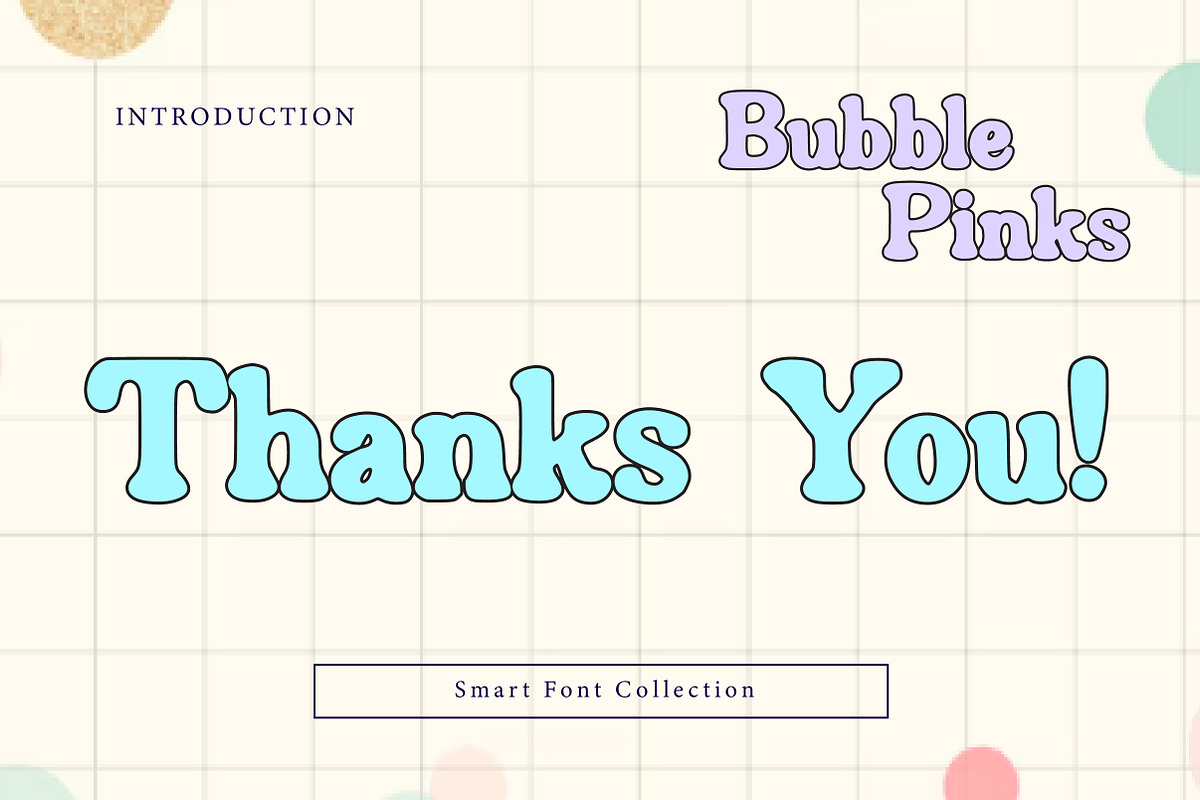Bubble Pinks, a Slab Serif Font by Wow Magic (Photo 3 of 3)