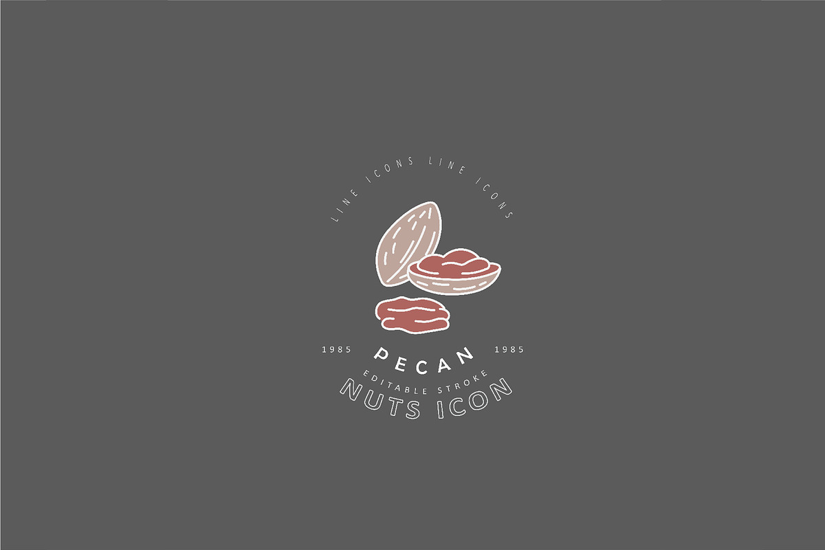 Nuts & seeds icons & logos, an Icon by Merfin (Photo 5 of 9)