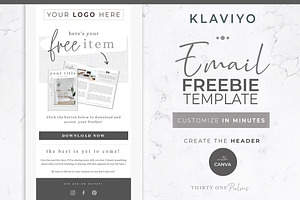 Canva & Klaviyo Template Freebie