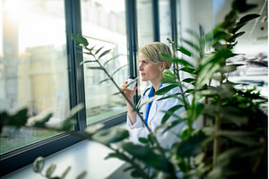 Doctor taking a break, drinking, a Person Photo by HalfPoint