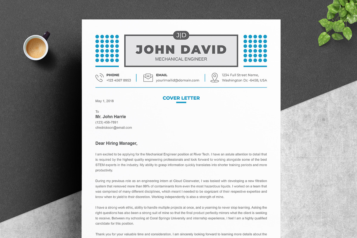 Stylish Resume and CV Templates, a Resume Template by ResumeInventor (Photo 4 of 6)